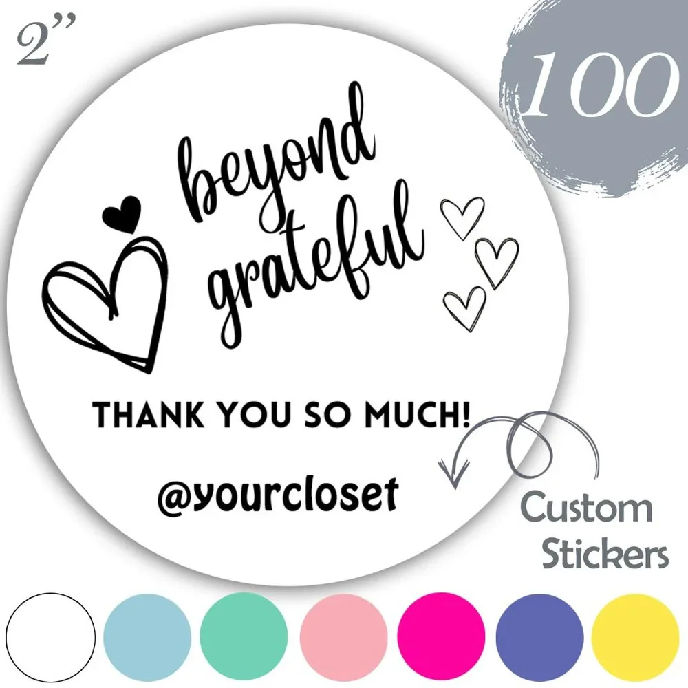 100 Thermal Stickers